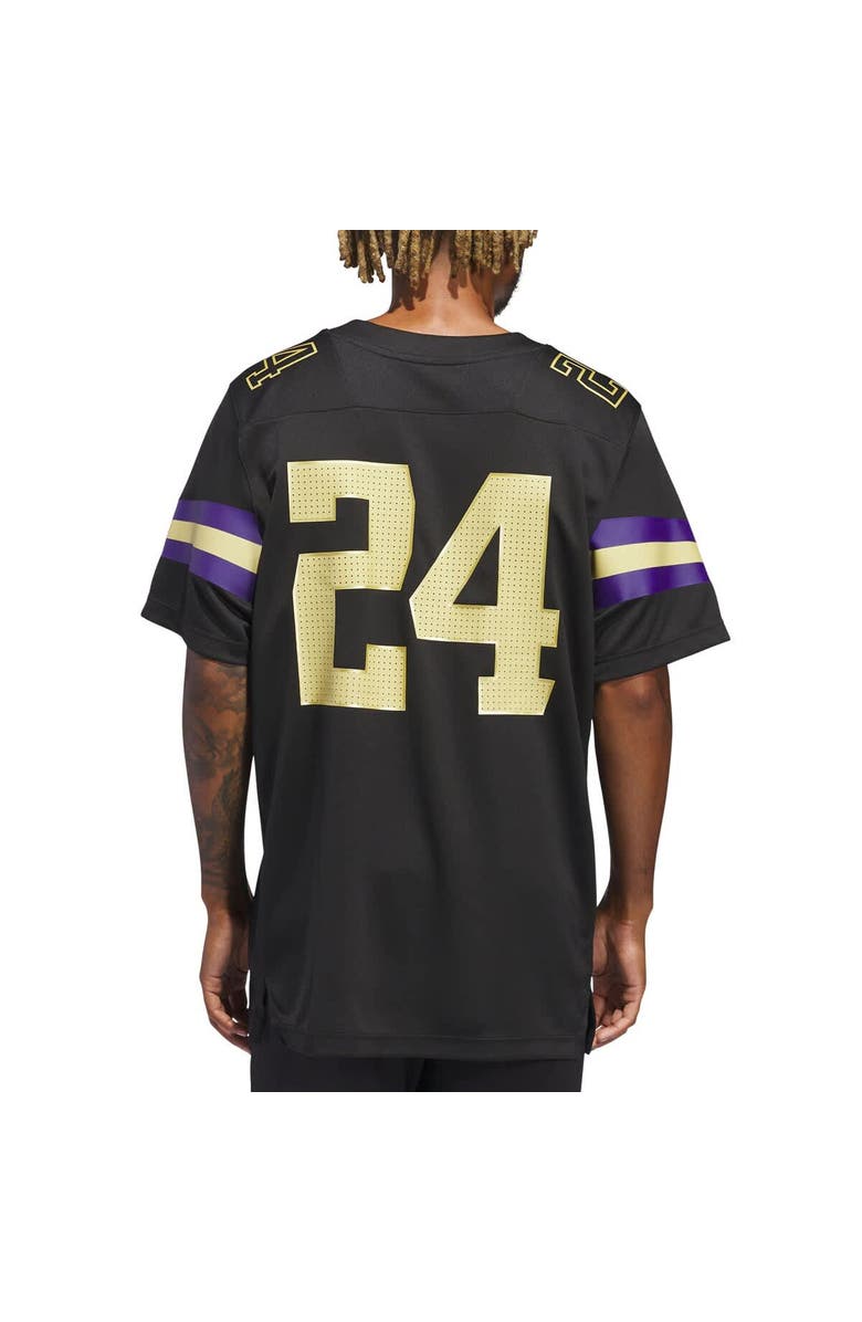 adidas Men's adidas #24 Black Washington Huskies Alternate Premier Strategy Jersey, Alternate, color, Black