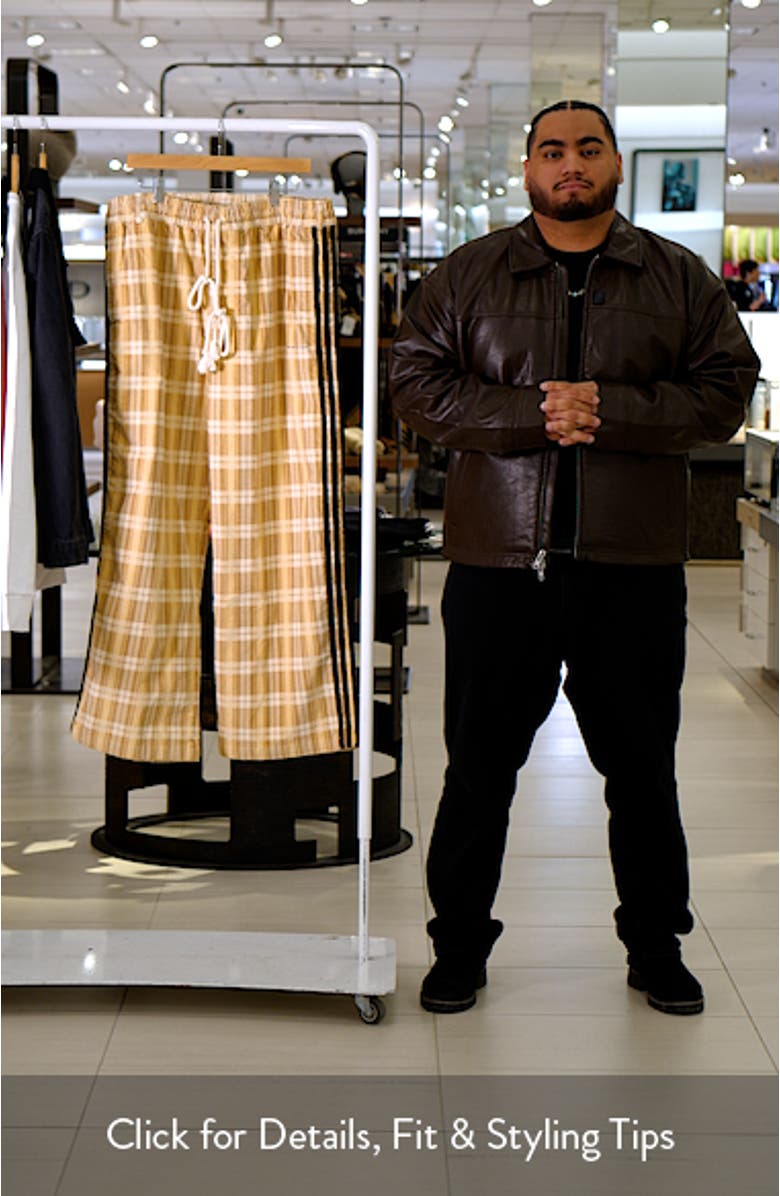 Gender Inclusive ADI006 3-Stripes Plaid Track Pants, sales video thumbnail