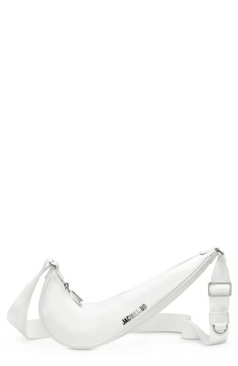 x Jacquemus Le Swoosh Leather Crossbody Bag