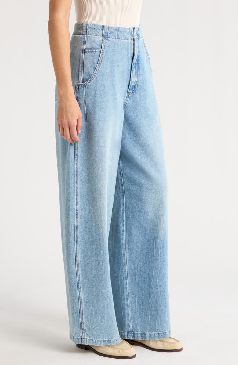 Pistola Lottie High Waist Wide Leg Jeans, Alternate, color, Qualifier