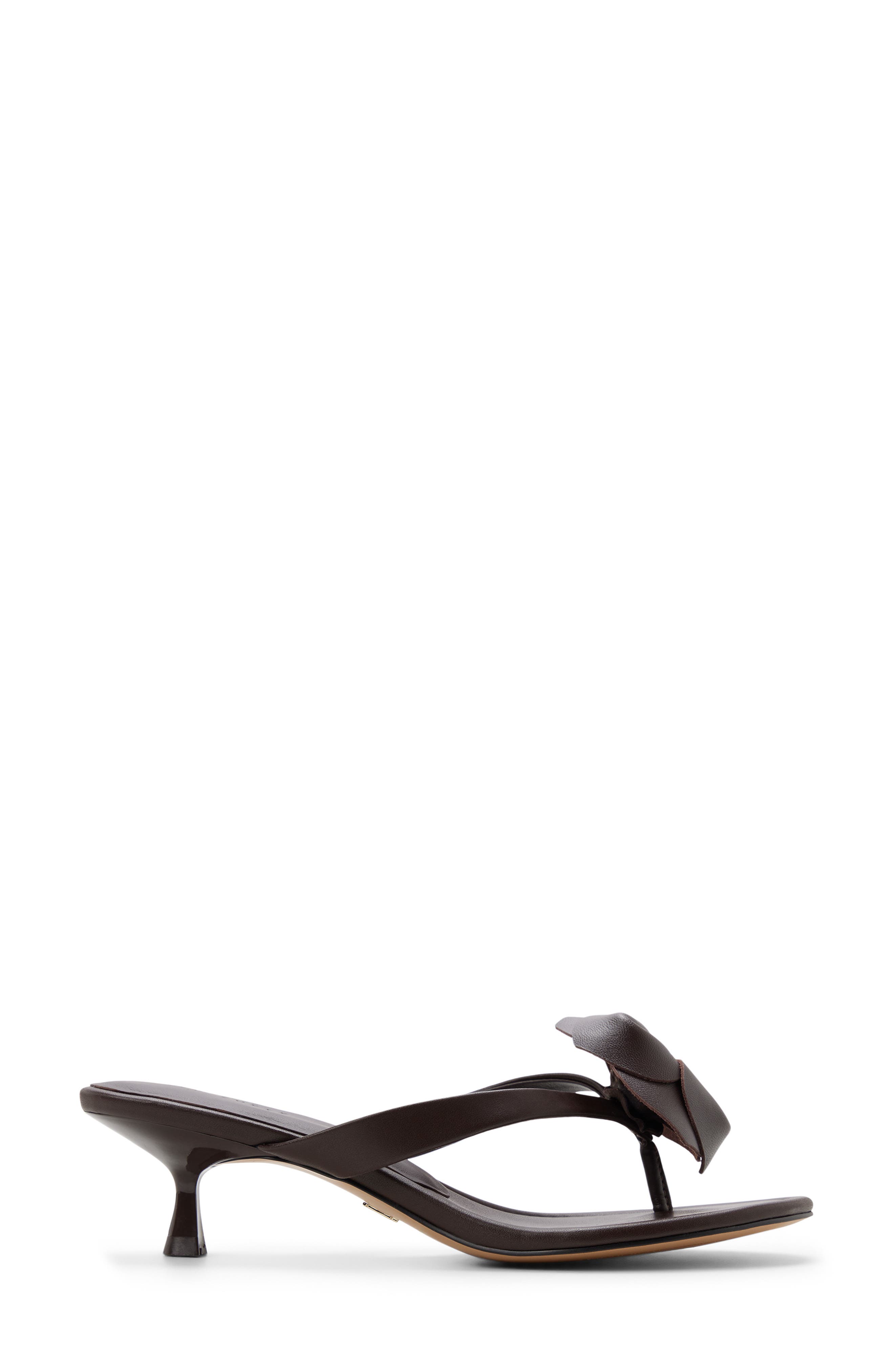 Ted Baker London Birdie Floral Sandal, Alternate, color, Dark Brown