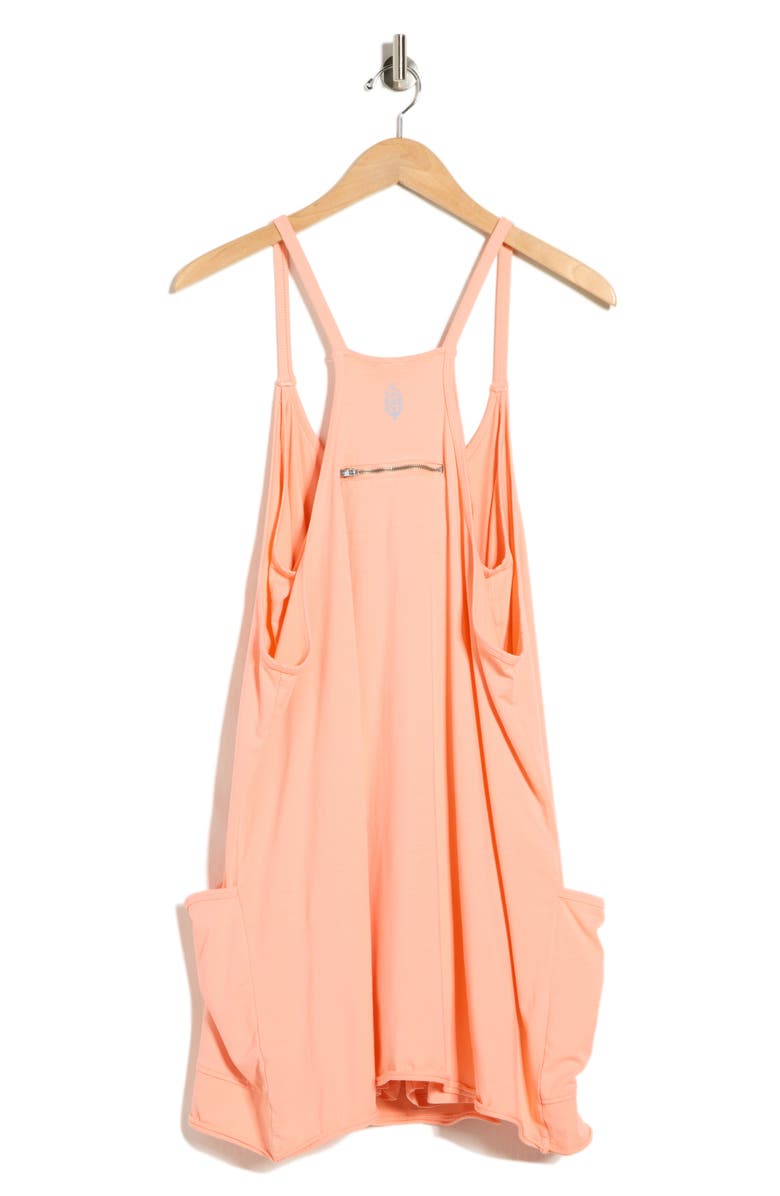Free People FP Movement Hot Shot Racerback Romper, Alternate, color, Fruit Punch
