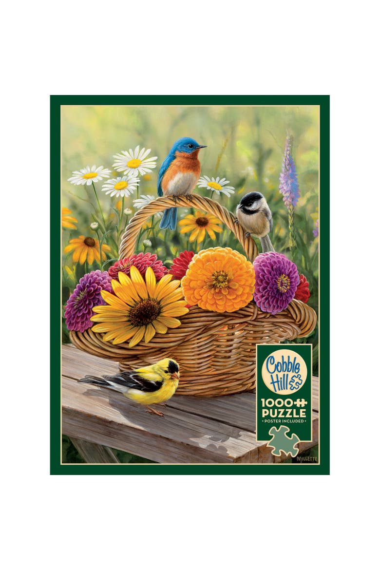Summer Bouquet 1000 Piece Puzzle, Alternate, color, Multicolored