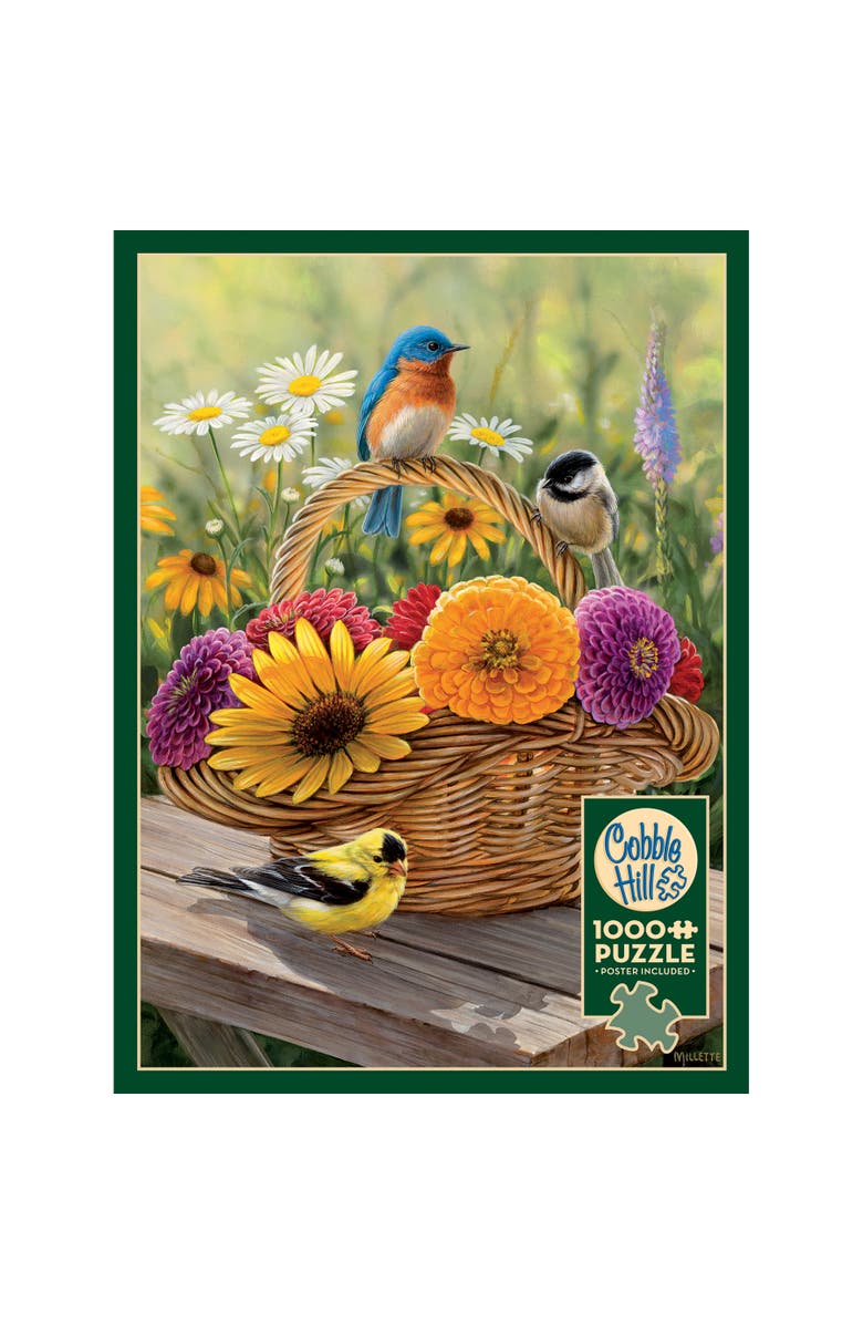 Cobble Hill Summer Bouquet 1000 Piece Puzzle, Alternate, color, Multicolored