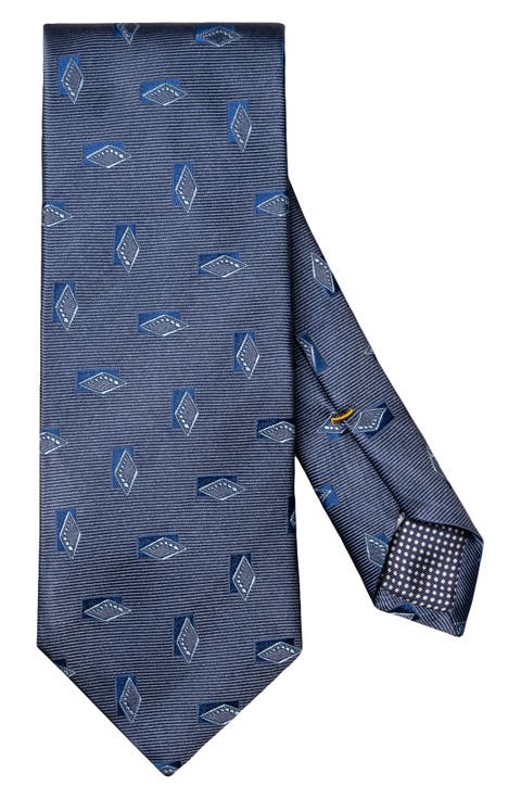 Diamond Woven Silk Tie