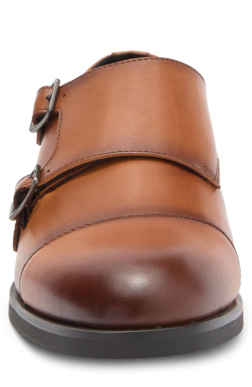 Nordstrom Edison Double Monk Strap Shoe In Brown