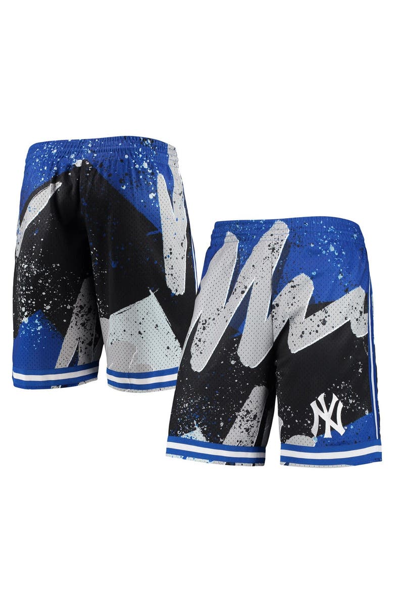 Mitchell & Ness Men's Mitchell & Ness Black New York Yankees Hyper Hoops Shorts, Main, color, Black