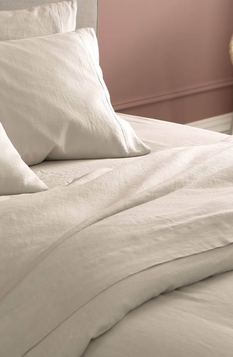Sijo French Linen Duvet Cover, Alternate, color, 