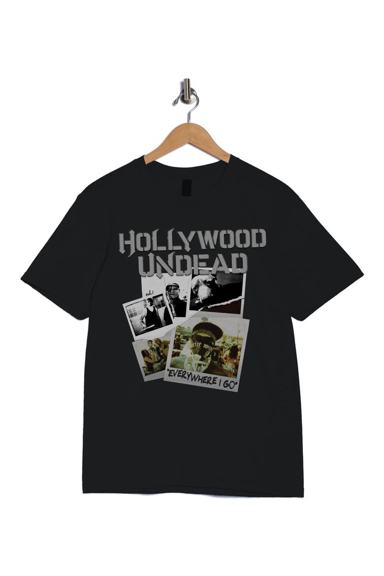 Hollywood Undead Everywhere Graphic T-Shirt, Alternate, color, BLACK