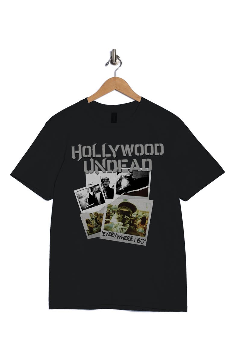 Monster Digital Hollywood Undead Everywhere Graphic T-Shirt, Alternate, color, Black