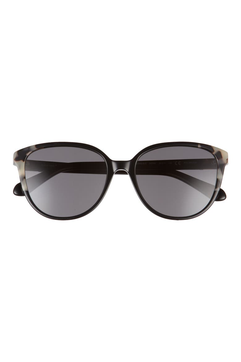 vienne 53mm polarized cat eye sunglasses, Main, color, BLACK/ GREY POLAR