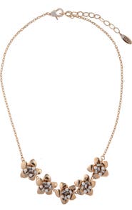 ZAXIE By Stefanie Taylor Flower Necklace