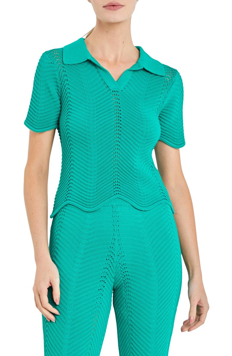 English Factory Scallop Detail Sweater, Main, color, 