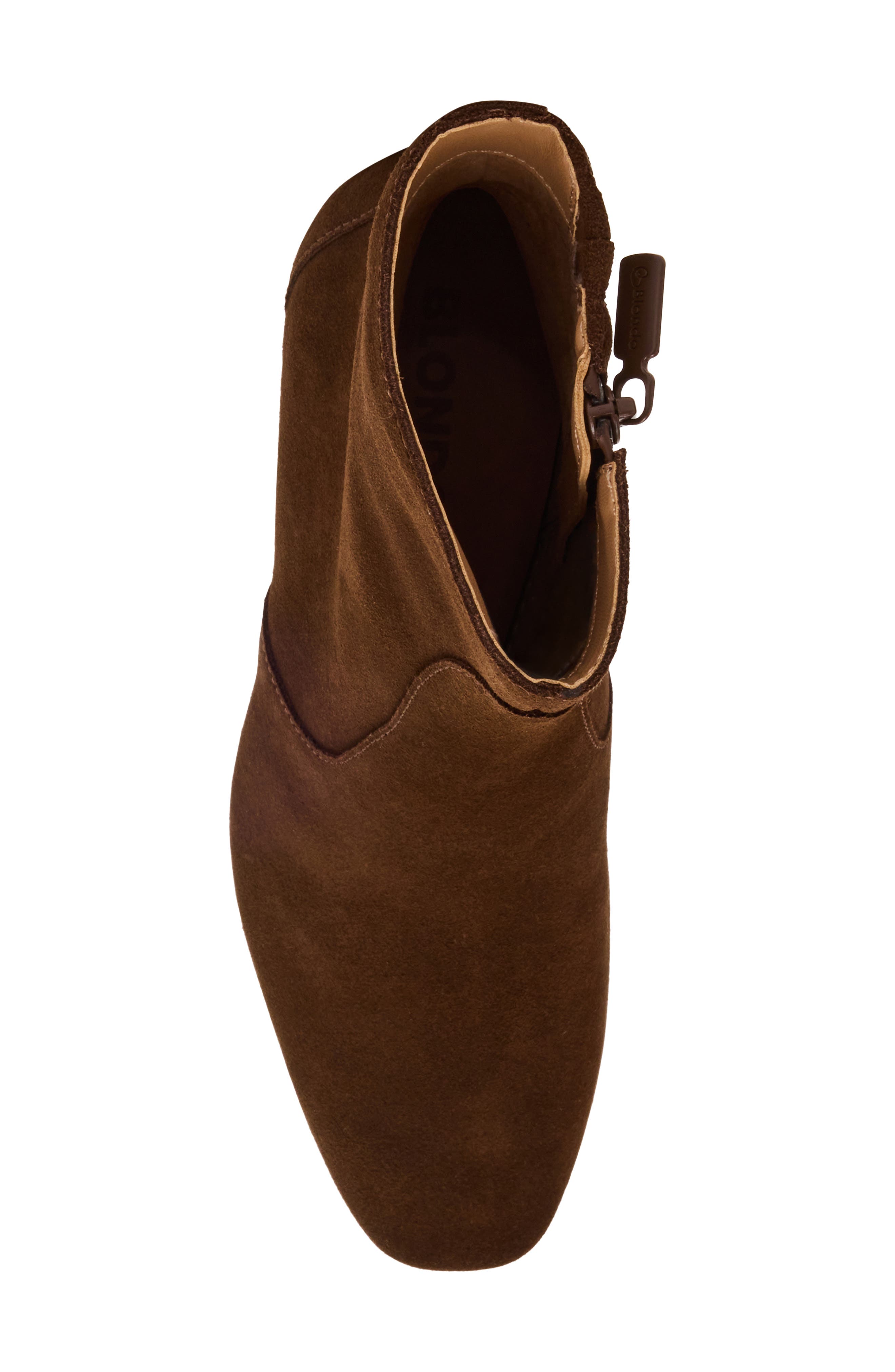 Seema Waterproof Leather Bootie, Alternate, color, CHOCOLATE SUEDE