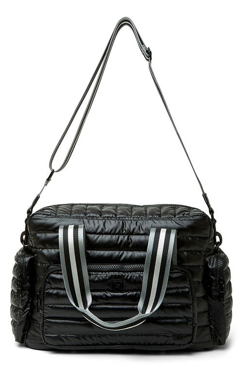 Think Royln Voyager Travel Bag In Black Tuscana