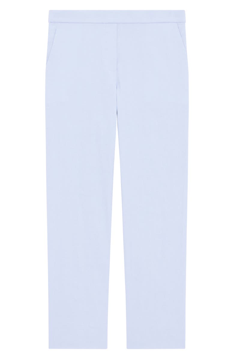 Theory Treeca Pull-On Pants, Alternate, color, Pearl Blue
