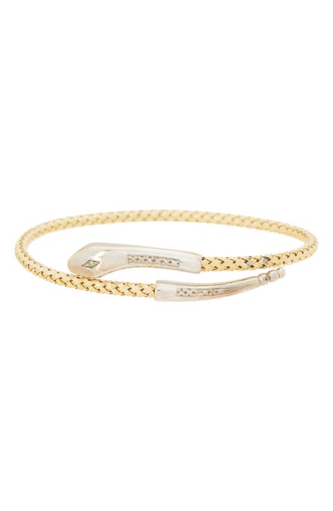 Pavé Diamond Bypass Bracelet - 0.12 ctw