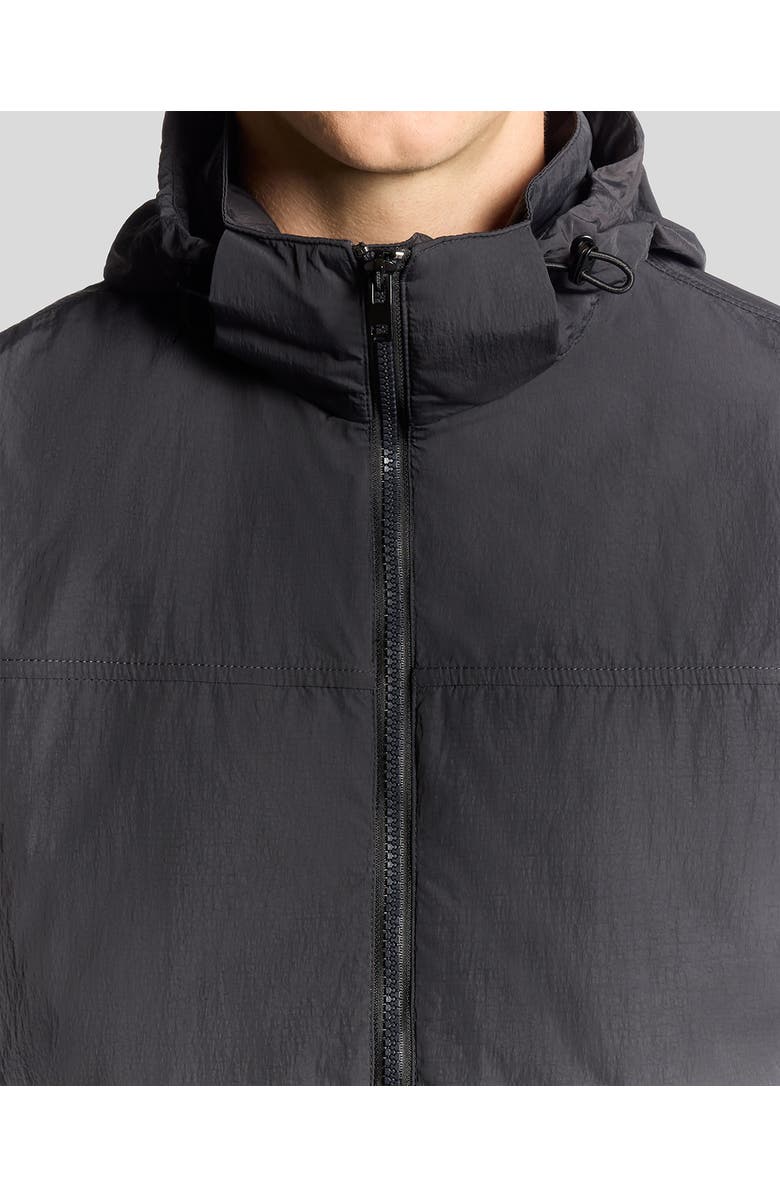 Lyle & Scott Long Sleeve Stow Away Jacket, Alternate, color, Black Ice