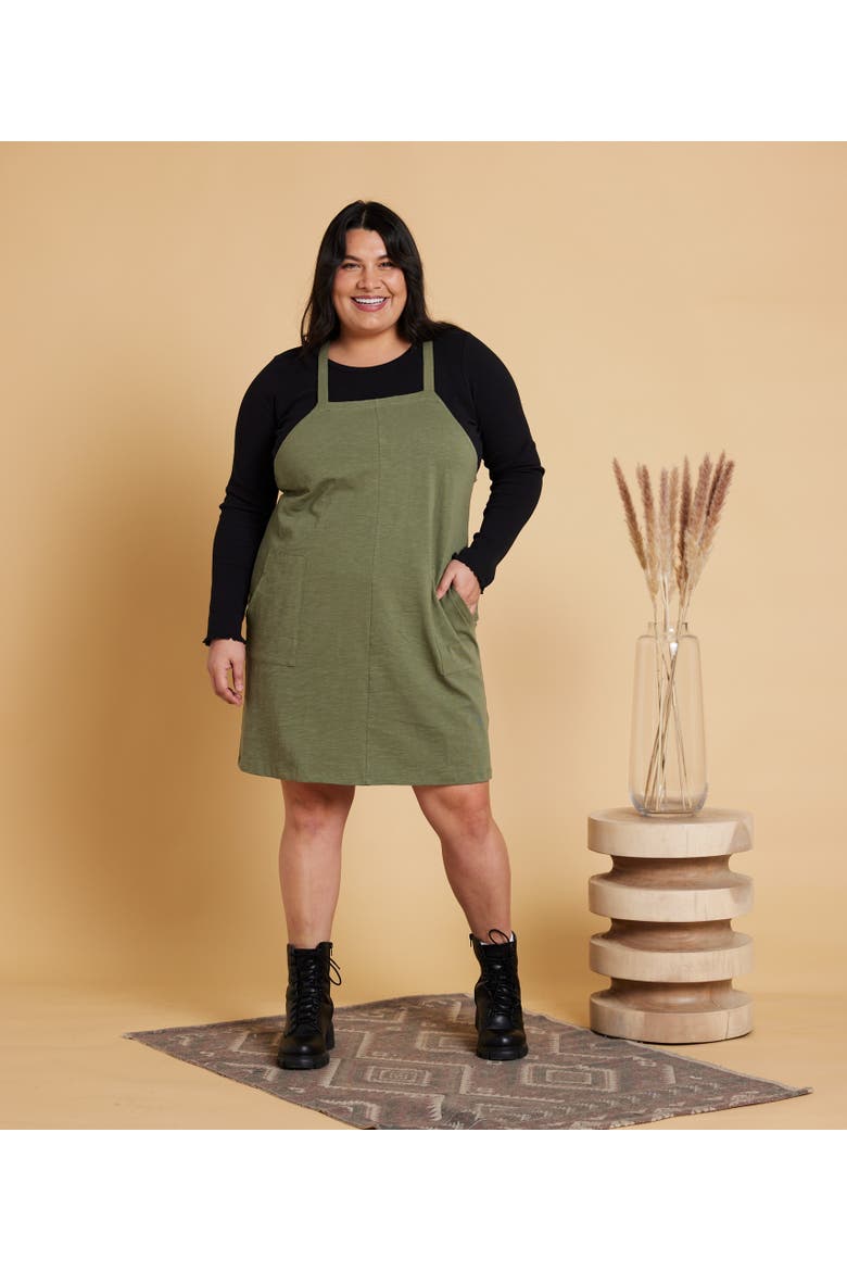 Macy Dress, Alternate, color, Army