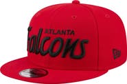 New Era Men's New Era Red Atlanta Falcons Core Team Script 9FIFTY Snapback Hat