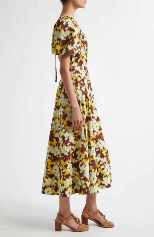 Ulla Johnson Imara Poplin A-line Dress In Acacia