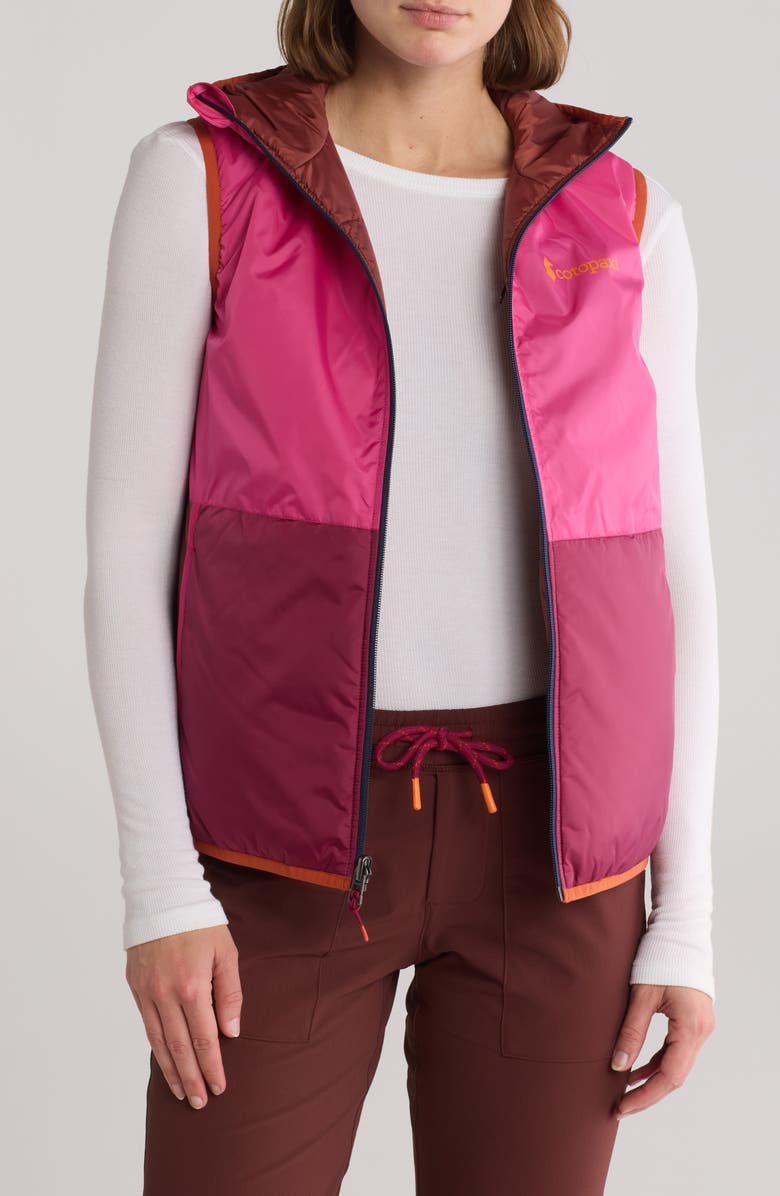 Cotopaxi Teca Calido Reversible Water Repellent Hooded Vest, Main, color,