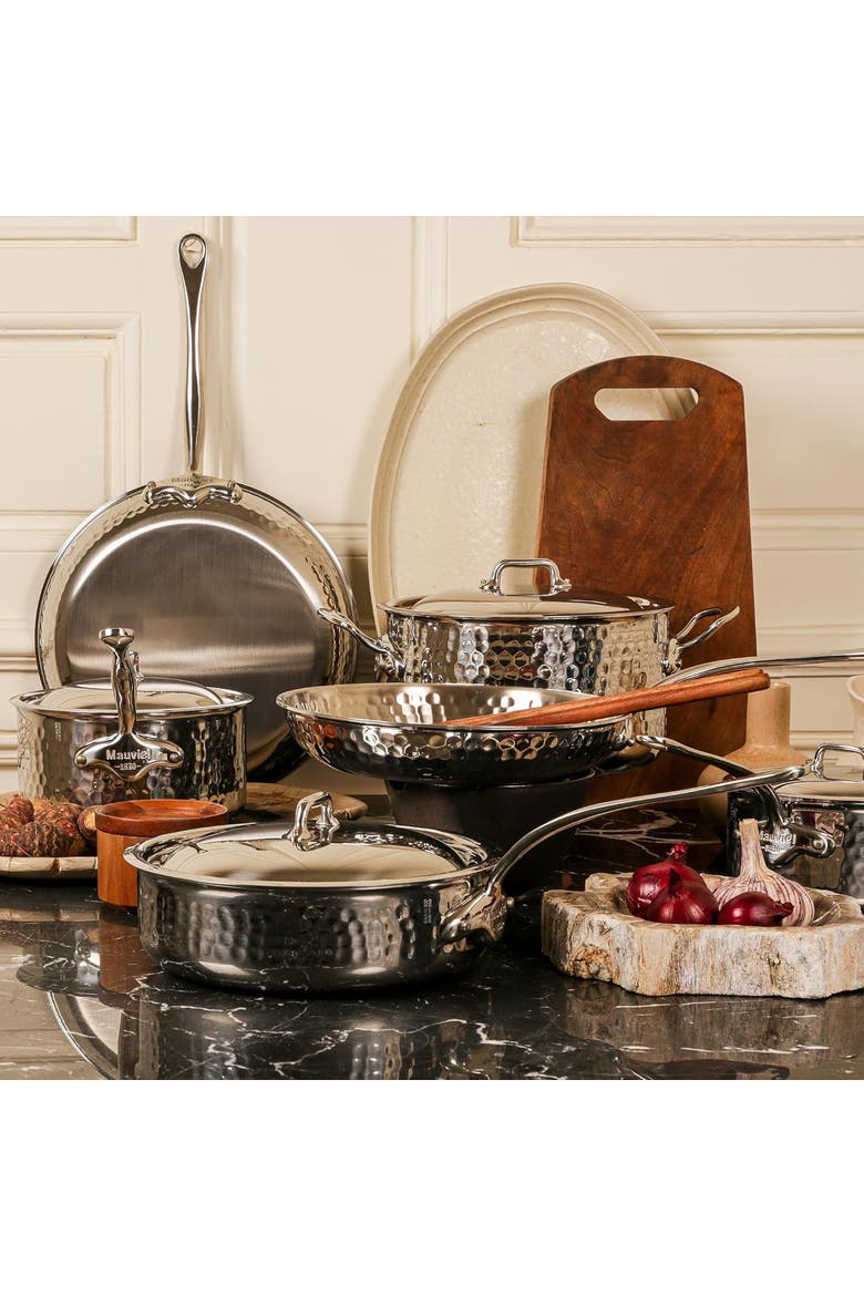 M'ELITE CURVED SAUTE PAN, Alternate, color, METALLIC SILVER