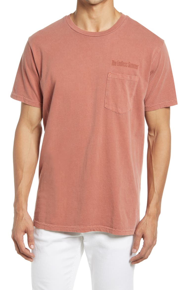Men's The Endless Summer Graphic Pocket Tee, Main, color, TERRA COTTA
