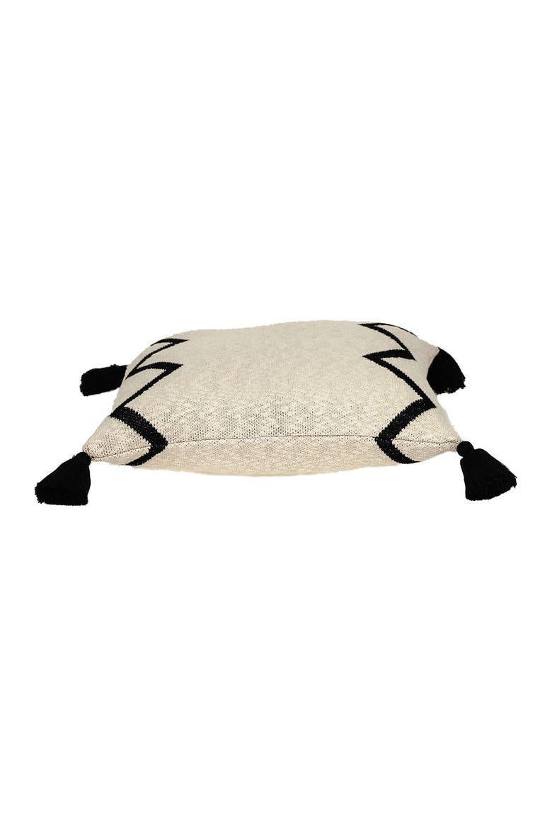 Zinga Transitional Beige/Cream Throw Pillow, Alternate, color, BEIGE/CREAM