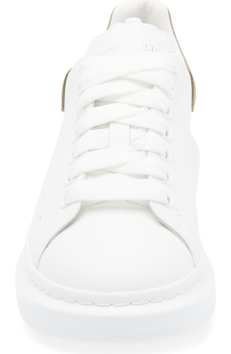 McQueen Oversize Sneaker, Alternate, color, Ivory
