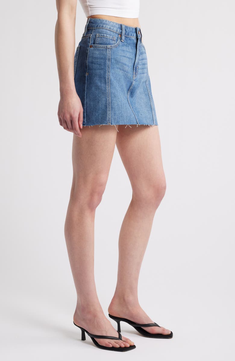 HIDDEN JEANS Denim Miniskirt, Alternate, color, Dark Wash