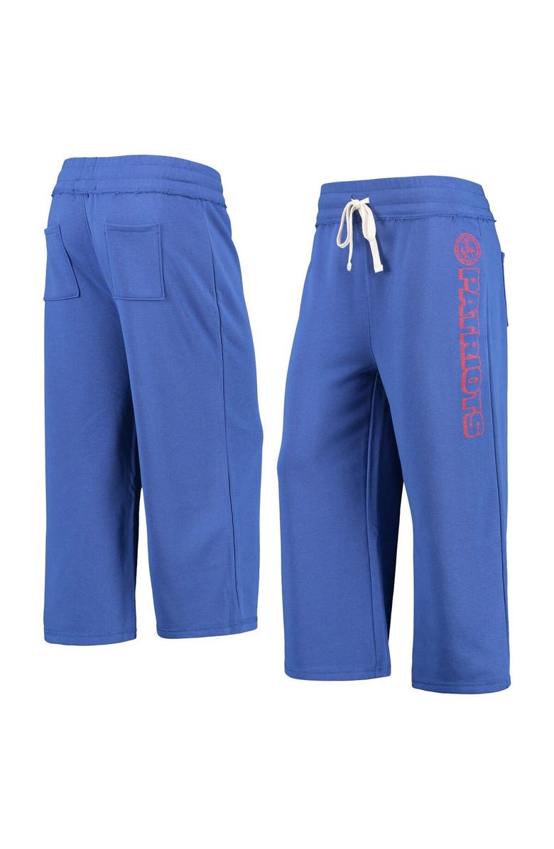 Junk Food Women's Junk Food Royal New England Patriots Cropped Pants, Main, color, 