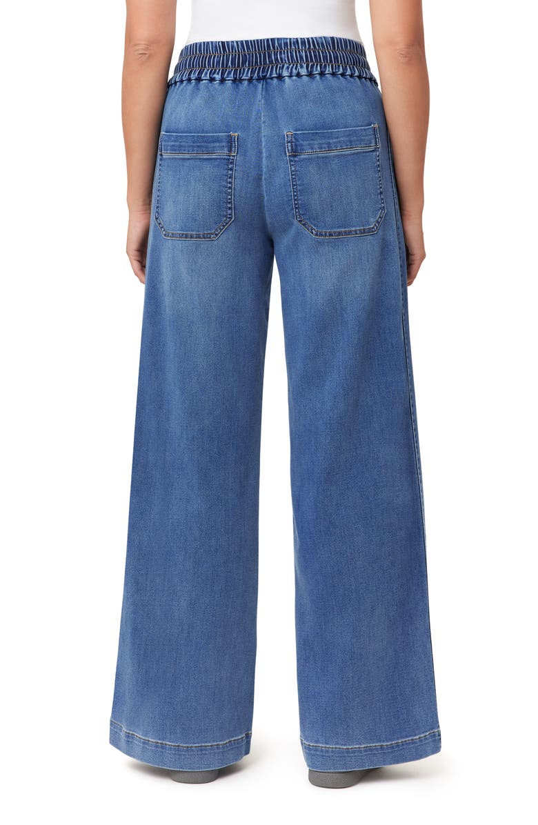 Kensie Ultra High Waist Relaxed Fit Denim Pants, Alternate, color, Oxford