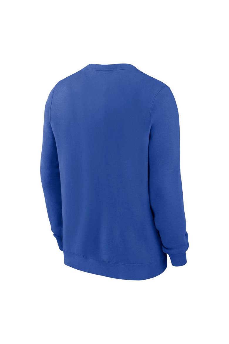Men's Nike Royal Kentucky Wildcats Primetime Fleece Pullover Sweatshirt, Alternate, color, Royal