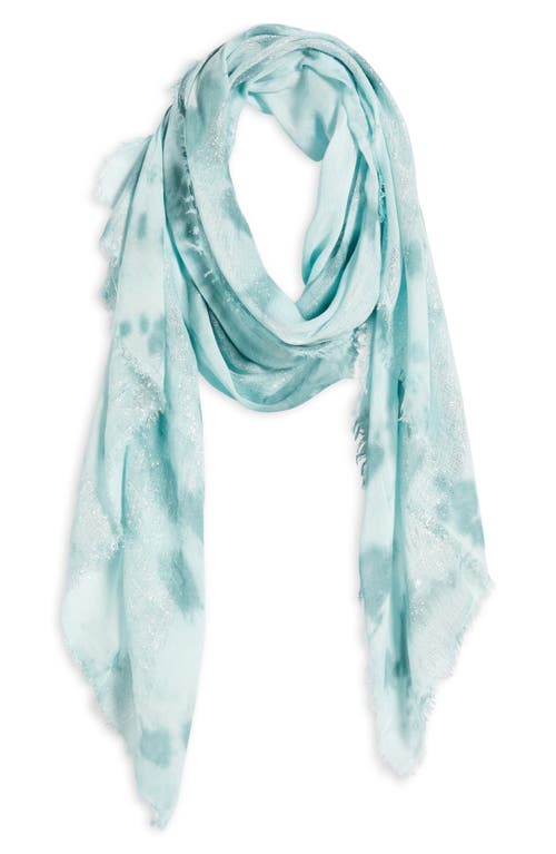 Tasha Print Scarf In Blue