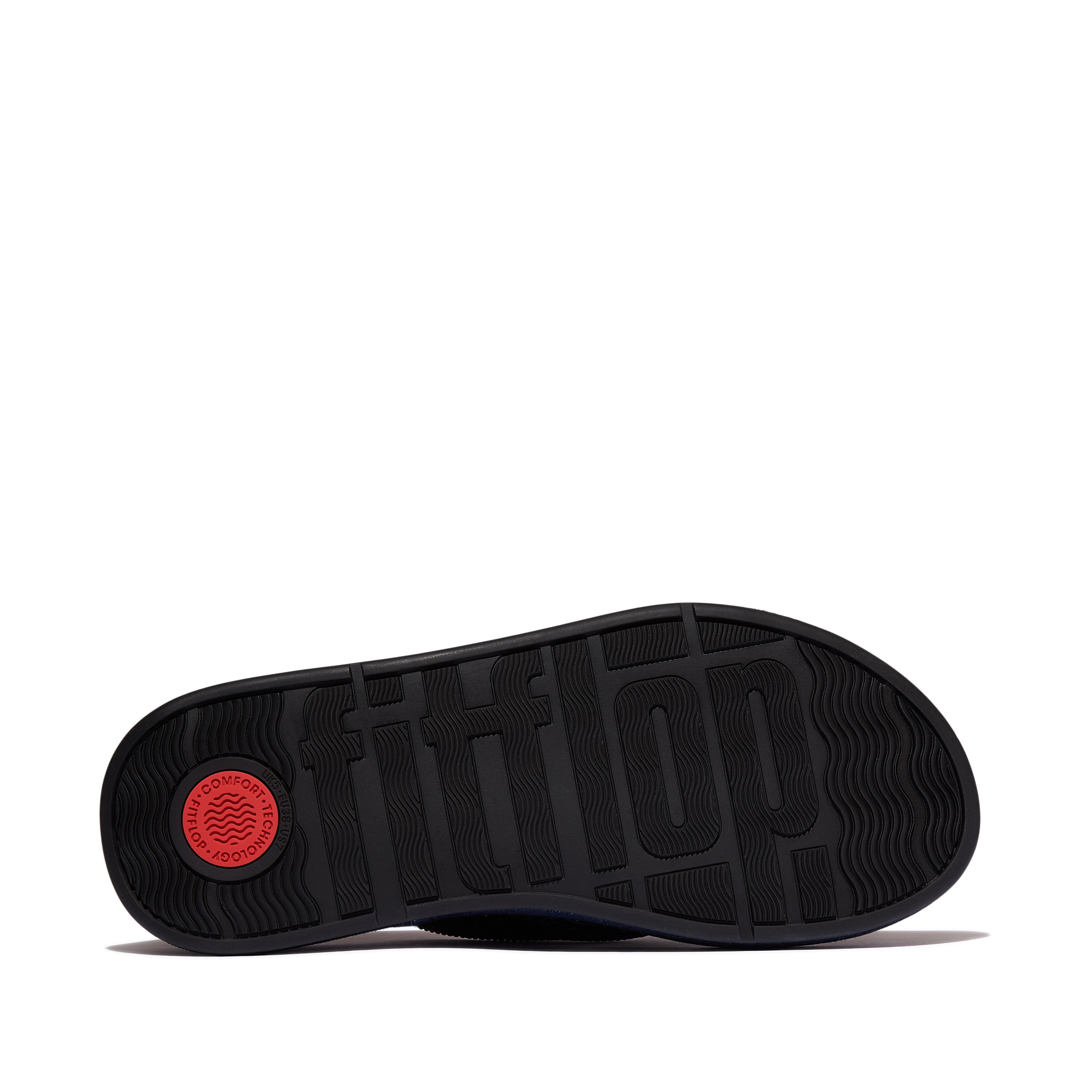 FitFlop F Mode Denim Hotfix Sandal, Alternate, color, Dark Denim