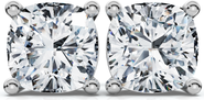 Bliss Diamond 2Ct TW Cushion Diamond Studs 14k Gold Lab Grown