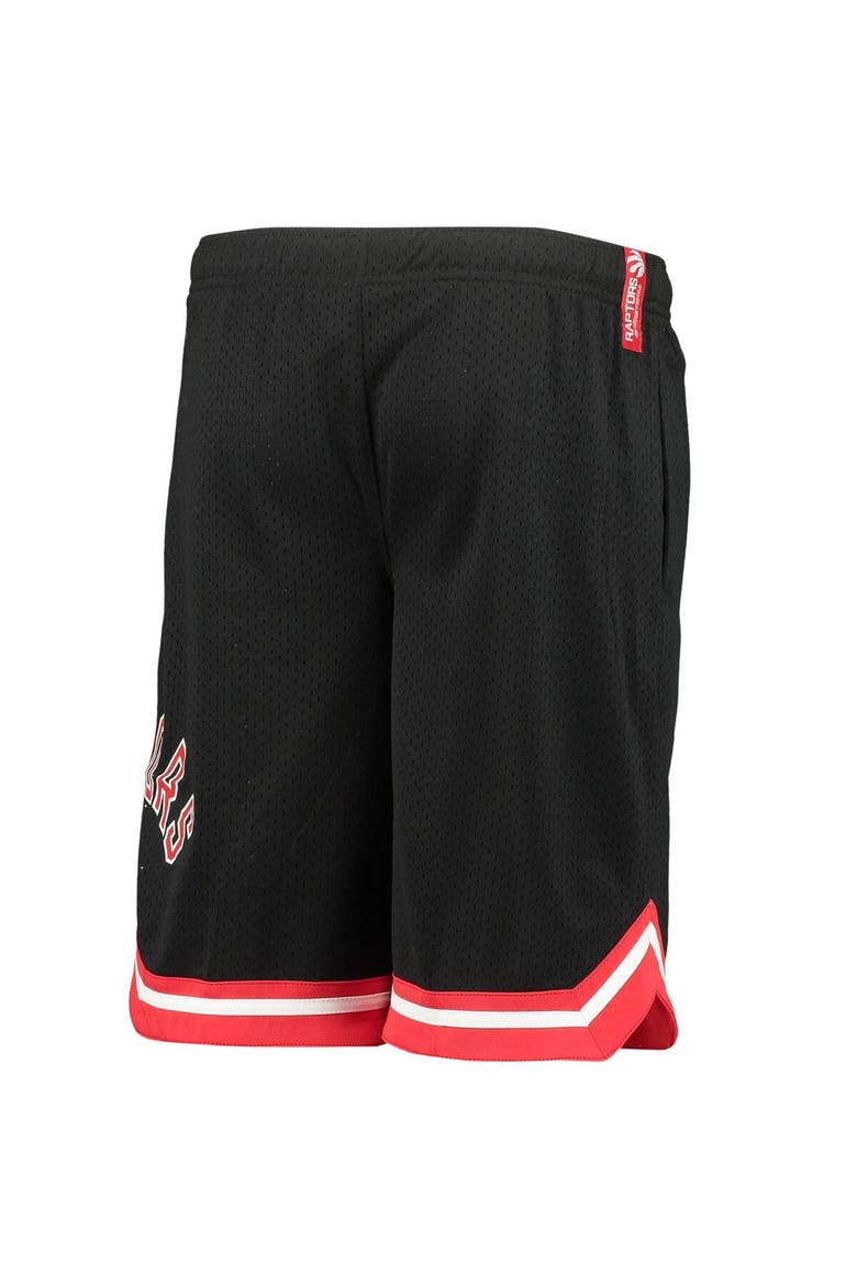 Youth Black Toronto Raptors Box Out Baller Shorts, Alternate, color, Black