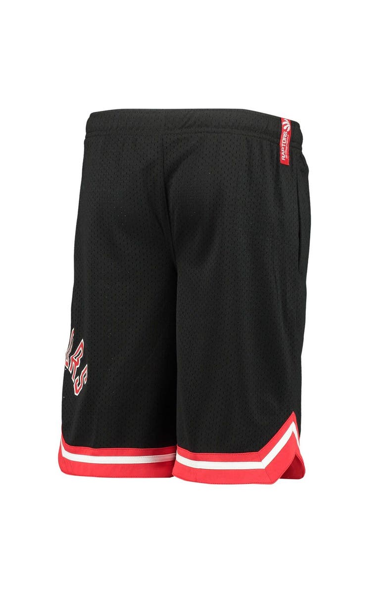 Outerstuff Youth Black Toronto Raptors Box Out Baller Shorts, Alternate, color,