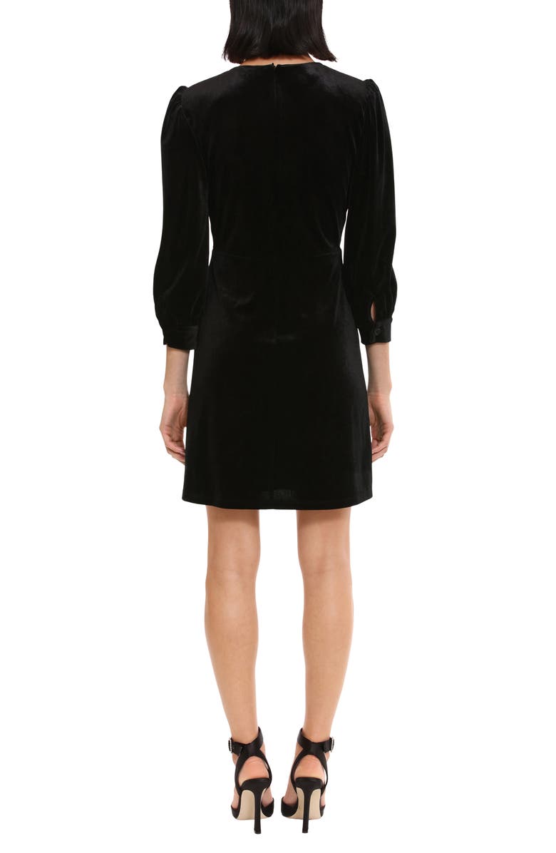 DONNA MORGAN FOR MAGGY Stretch Velvet Cocktail Dress, Alternate, color, 