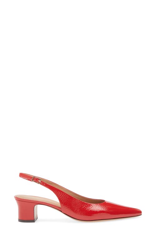 Mansur Gavriel Slingback Heels Poppy In Poppy