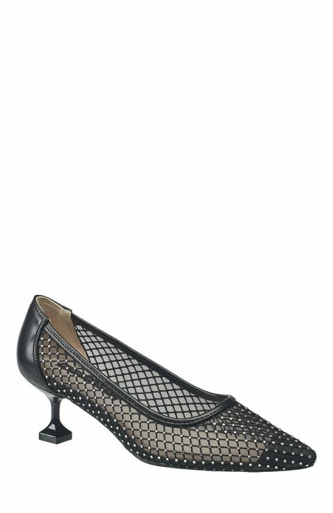 Elise Mesh And Stone Heel (Women)