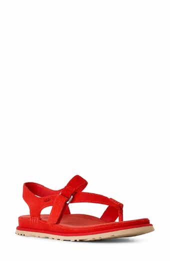 GoldenGaze Toe Post Suede Sandal