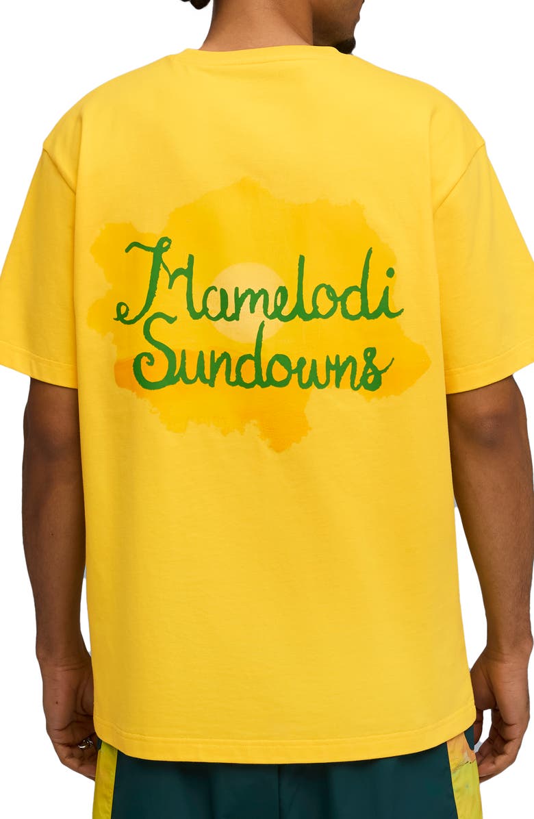 PUMA x KidSuper MSFC Cotton Graphic T-Shirt, Alternate, color, Yellow-Fast Green