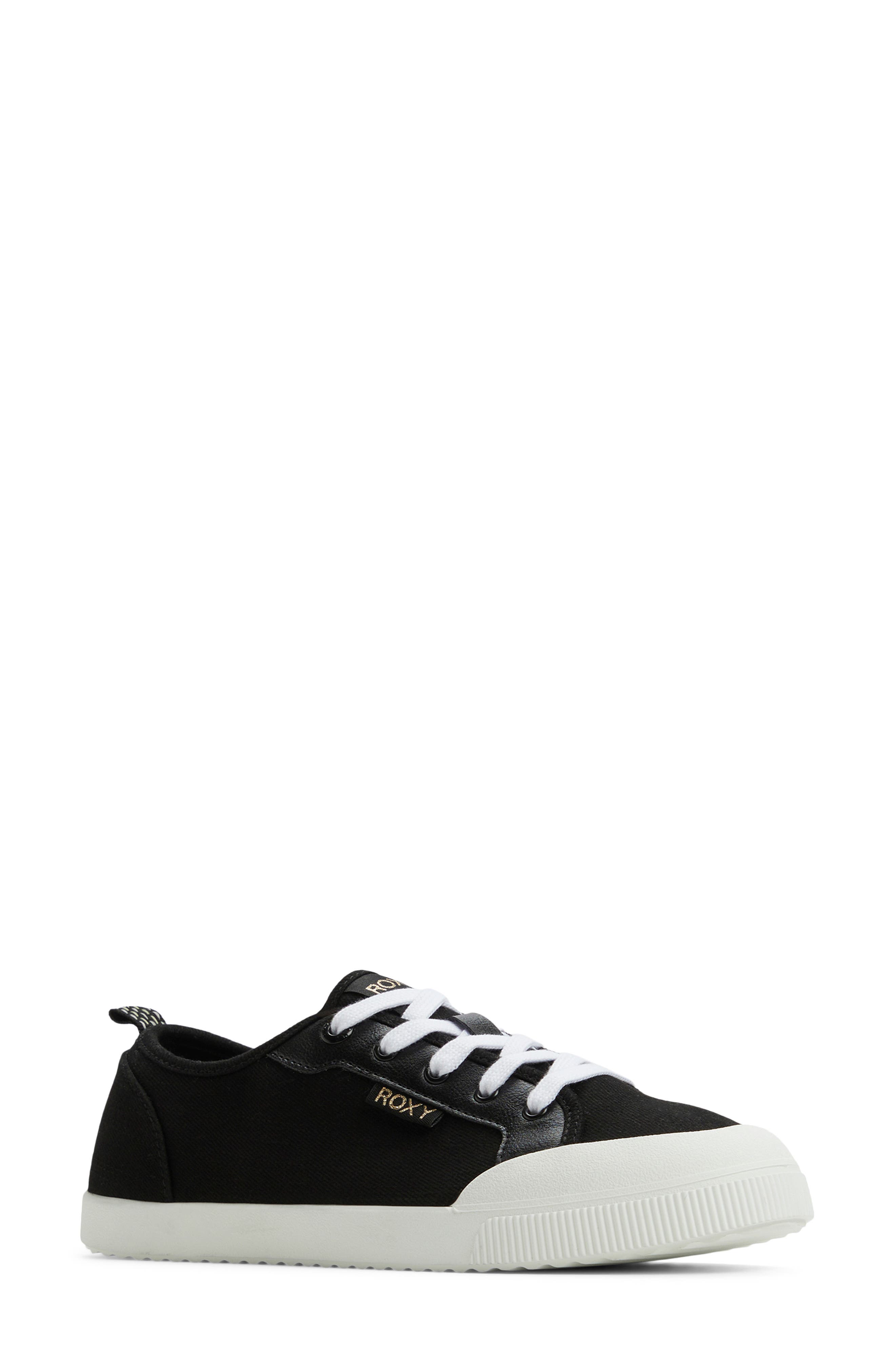 Roxy Shorebreak Sneaker, Main, color, Black