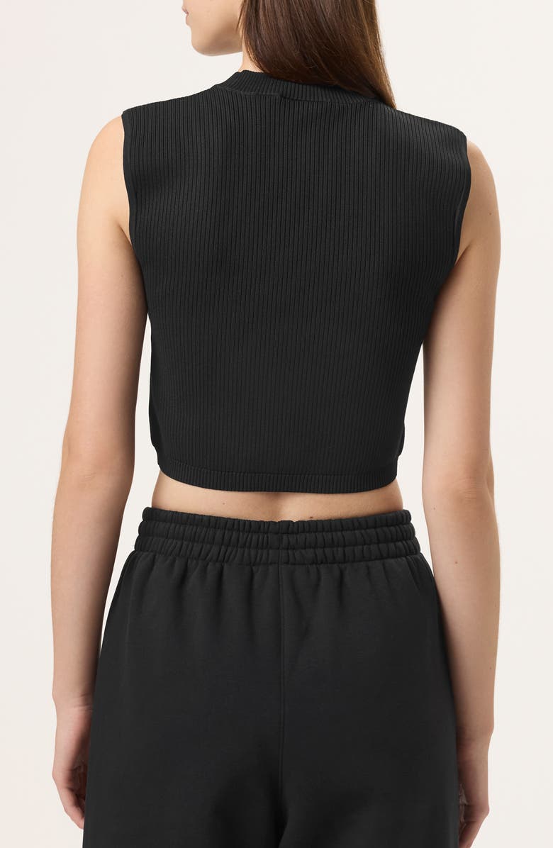 FILA x Hailey Knit Baby Tank, Alternate, color, Black