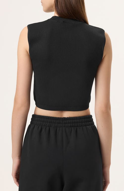 Fila X Hailey Knit Baby Tank In Black