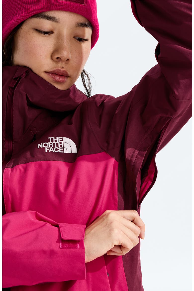 2-in-1 Thermoball™ Heatseeker™ Eco Triclimate® Snow Jacket, Alternate, color, BURGUNDY CRUSH/ LALI GURAN