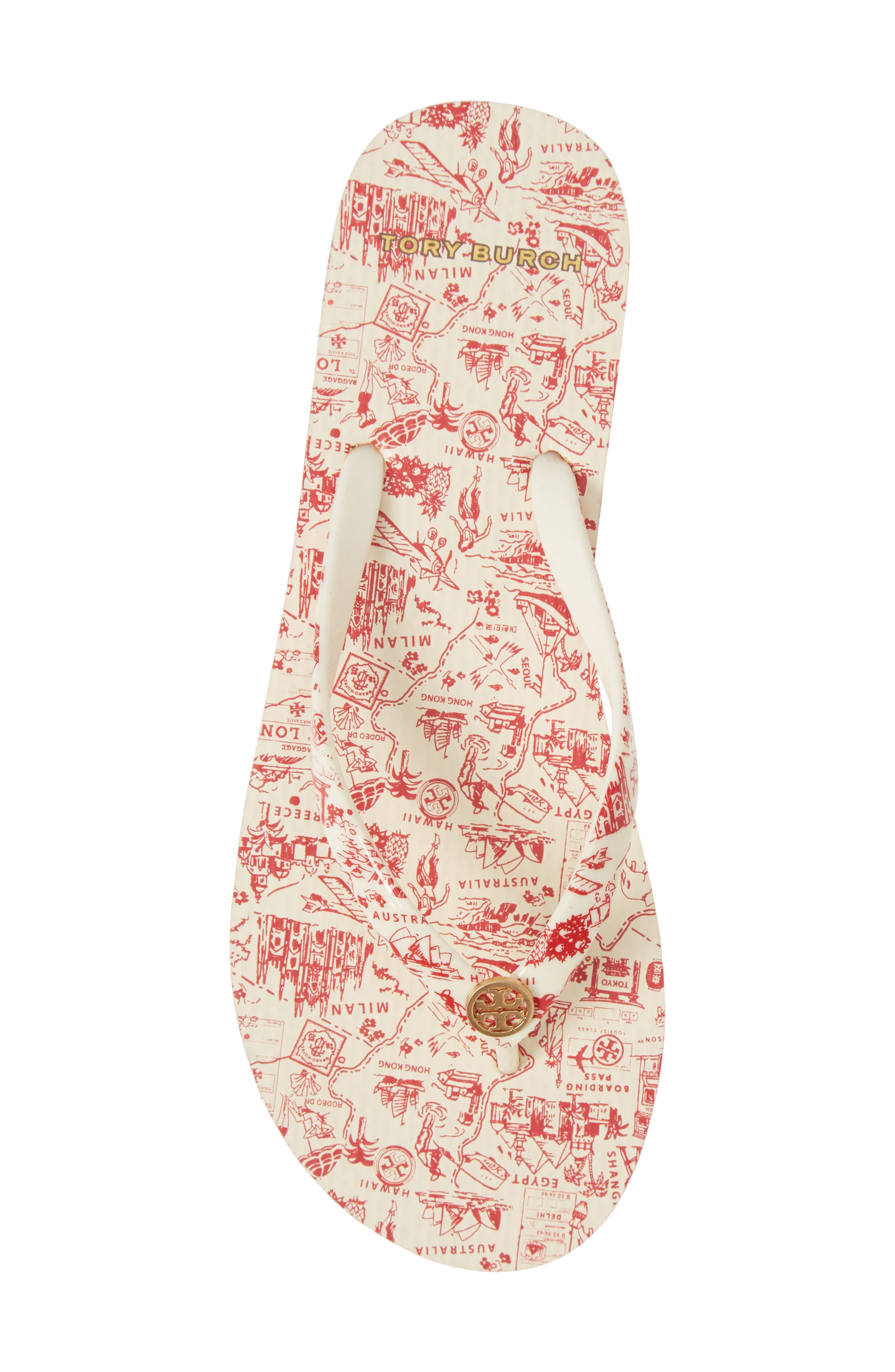 Tory Burch Print Flip Flop, Alternate, color, 