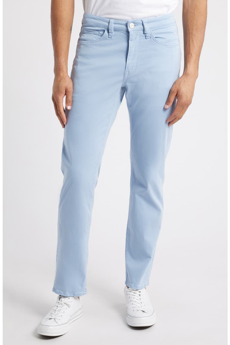 Charisma Straight Leg Twill Pants, Main, color, SKY TWILL